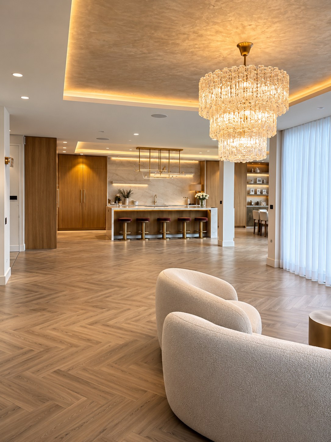 Open-plan interior